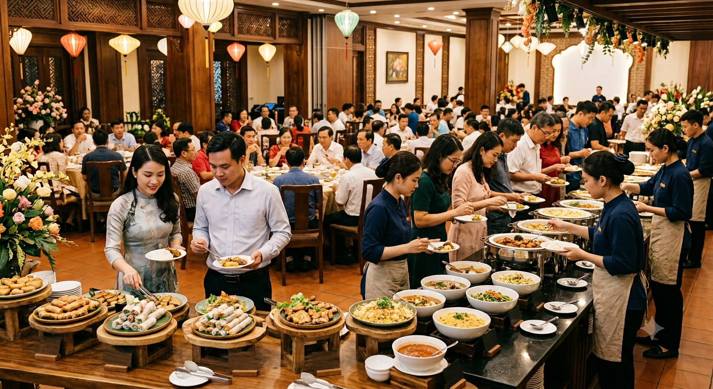 Gợi ý cách chọn thực đơn theo số lượng khách