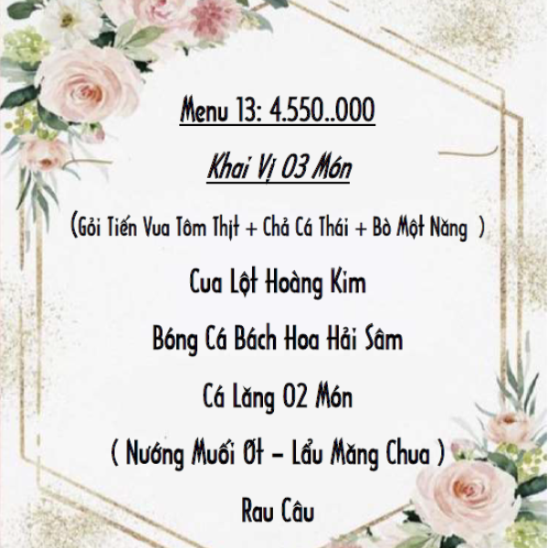 Menu 13: 4.550.000