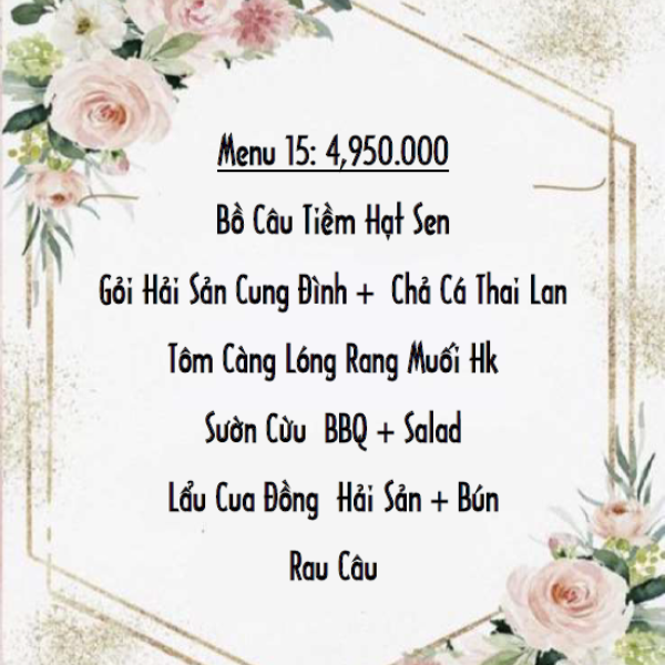 Menu 15: 4.950.000